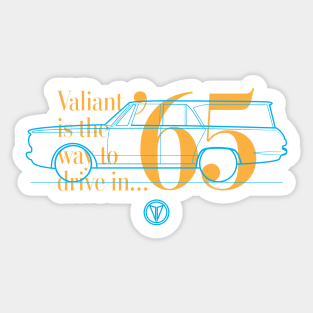 65 Valiant (Wagon) - The Way to Drive Sticker